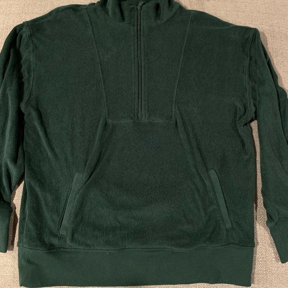 Aerie offline Terry 1/4 zip - Picture 3 of 5